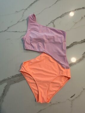 Araks One Piece Bathing Swim Suit Color block S